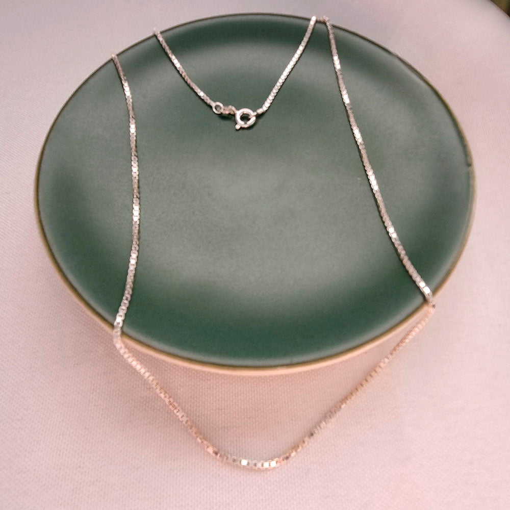Corrente Veneziana 70cm em Prata