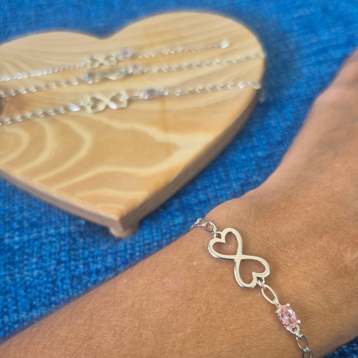 Pulseira Infinito Ju Chagas em Prata
