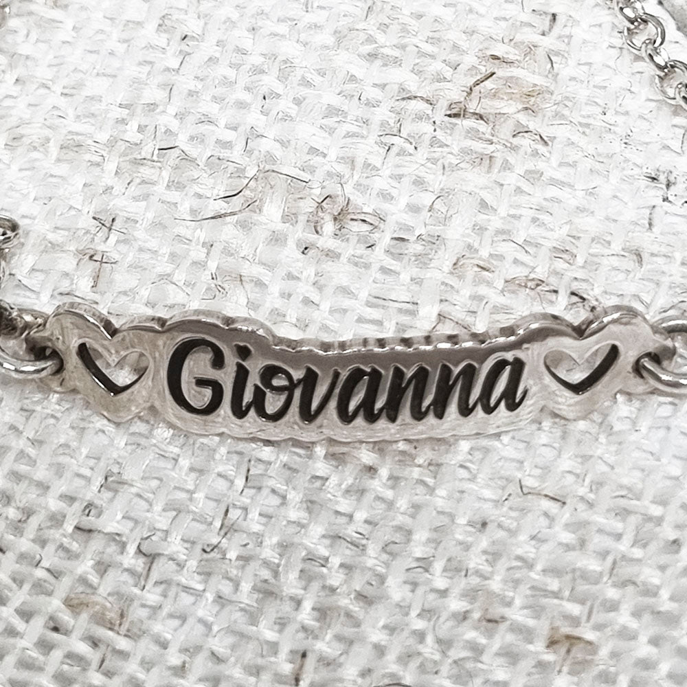 Pulseira Infantil Personalizada 15cm em Prata