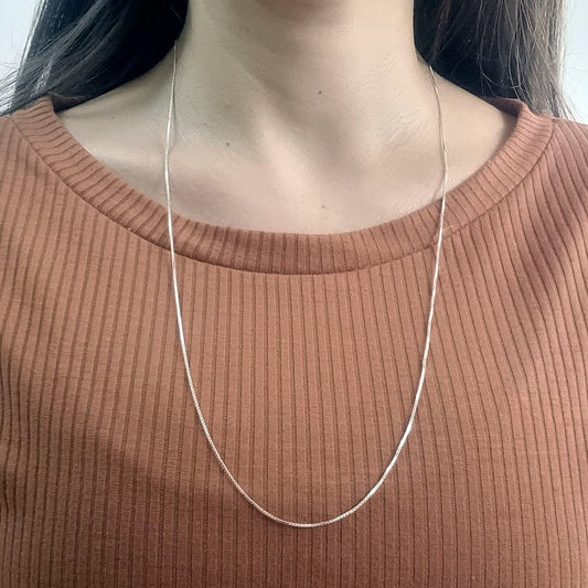 Corrente Veneziana 70cm em Prata