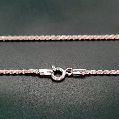 Corrente Cordão 40cm em Prata