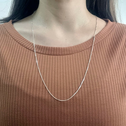 Corrente Veneziana 70cm em Prata