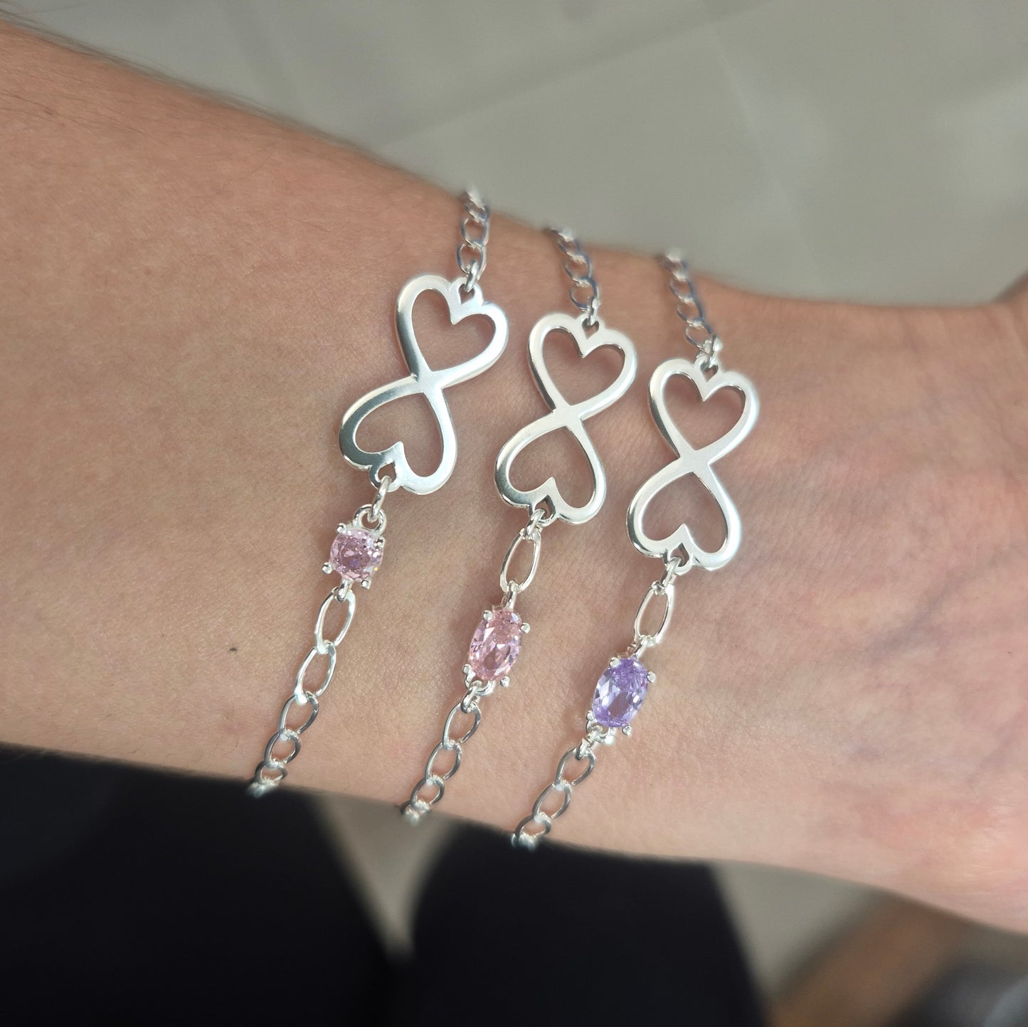Pulseira Infinito Ju Chagas em Prata