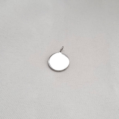 Pingente Bola de Futebol 16mm em Prata
