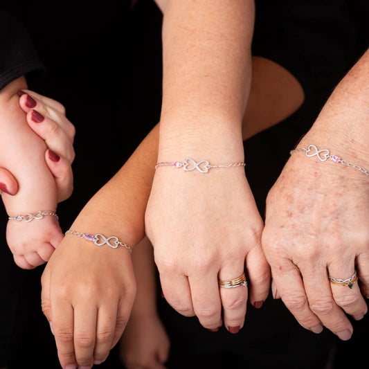 Pulseira Infinito Ju Chagas em Prata